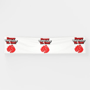 Happy Birthday To You 2,5x12 Vinyl Banner