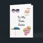 HAPPY BIRTHDAY TWIN SISTER KARTE<br><div class="desc">Wie viel Spaß wird diese Karte für IHREN TWIN SISTER haben! Lächeln Sie ihr heute ins Gesicht :)</div>