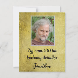 Happy Birthday urodziny dziadek Polska, Polnisch