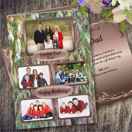 Happy Birthday Vater Foto OAX1 Karte