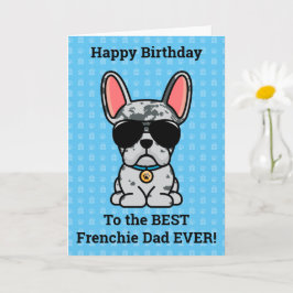 Happy Birthday von Hund Blue Merle Französischer B Karte