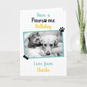 Happy Birthday von Hund   Pawsome Birthday Karte