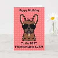 Happy Birthday von Hund Red Fawn Französischer Bul