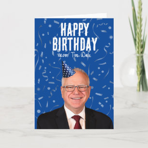 Happy Birthday von Tim Walz Karte