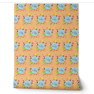 Happy Birthday Wallpaper   kundenspezifisches Viny Tapete