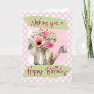 Happy Birthday - Wasserfarbenwasser Karte