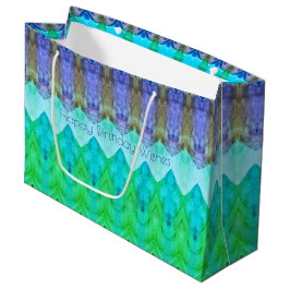 Happy Birthday wünscht große Papiergeschenktasche Geschenktüte