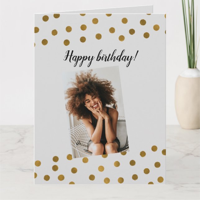 Happy Birthday wünscht Karte (Vorderseite)