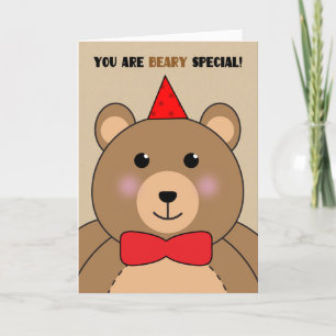 Happy Birthday You are Special Teddy Bear Feiertagskarte