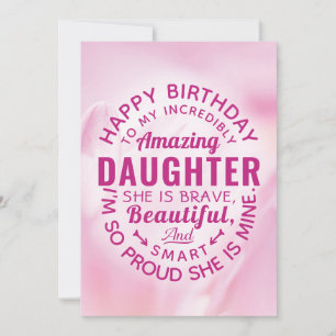 Happy BIrthday zu meiner unglaublich Phantastische Karte