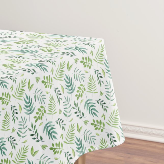 Happy-Blätter-Tischdecken Tischdecke (Beispiel)