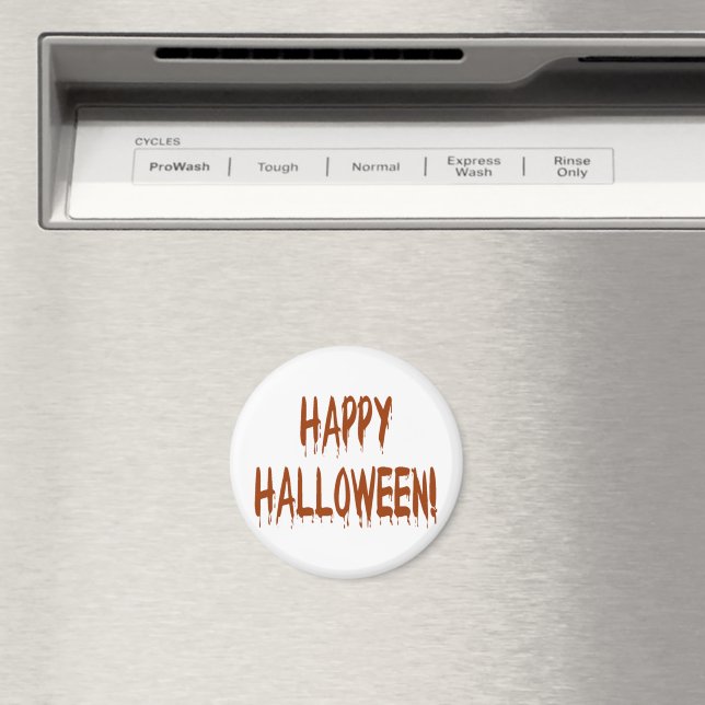 Happy Bloody Halloween Magnet (In Situ (Geschirrspüler))