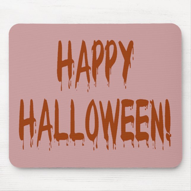Happy Bloody Halloween Mousepad (Vorne)