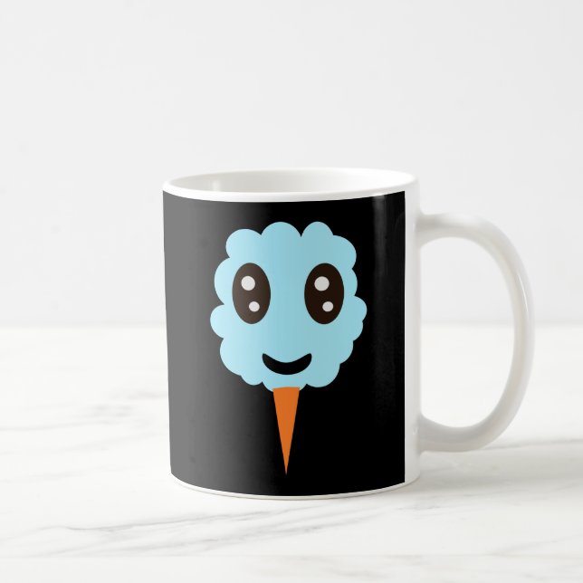 Happy Blue-Baumwollbonbons Kaffeetasse (Rechts)