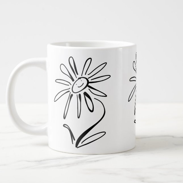 HAPPY BLUME Jumbo Tasse (Links)