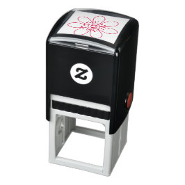 Happy Blume Selbstbewusste Briefmarke Permastempel