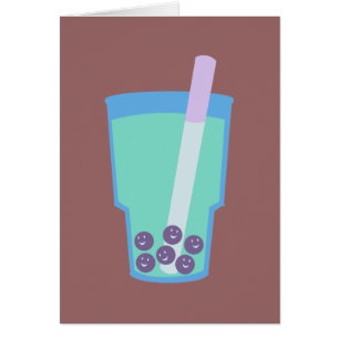 Happy Boba Tea Bubbles