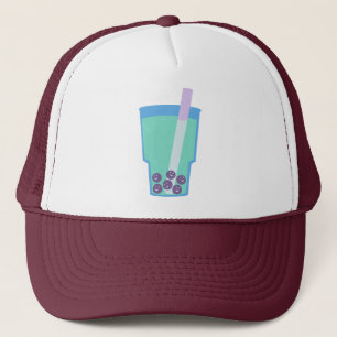 Happy Boba Tea Bubbles Truckerkappe