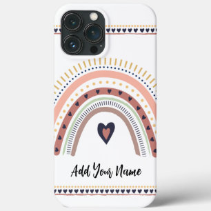 Happy Boho Rainbow Modern Minimal Trendy Chic Case-Mate iPhone Hülle