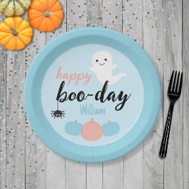 Happy Boo Day Halloween Geburtstag Pappteller