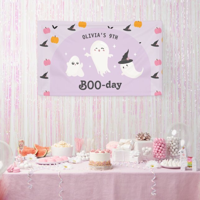 Happy Boo Day | Spooky BOO Day Celebration Banner (Party)