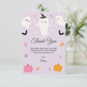 Happy Boo Day Spooky BOO Day Celebration Dankeskarte