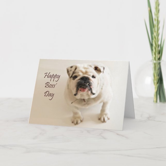 Happy Boss' Day Karte (Vorderseite)