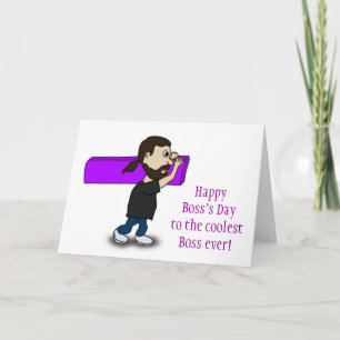 Happy Boss's Day an den coolststen Boss aller Zeit Karte