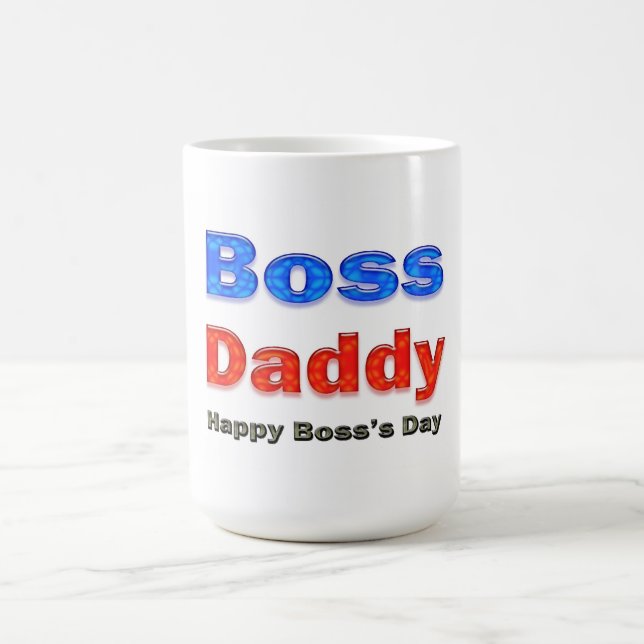 Happy Boss's Day Boss Daddy Kaffeetasse (Mittel)