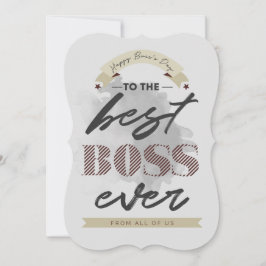 Happy Boss's Day Card Dankeskarte