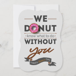 Happy Boss's Day Card Dankeskarte