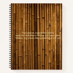 "Happy Boss's Day Message" Journal Notizbuch