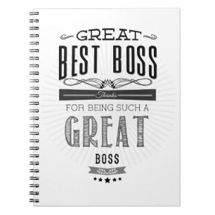 Happy Boss's Day Notizblock
