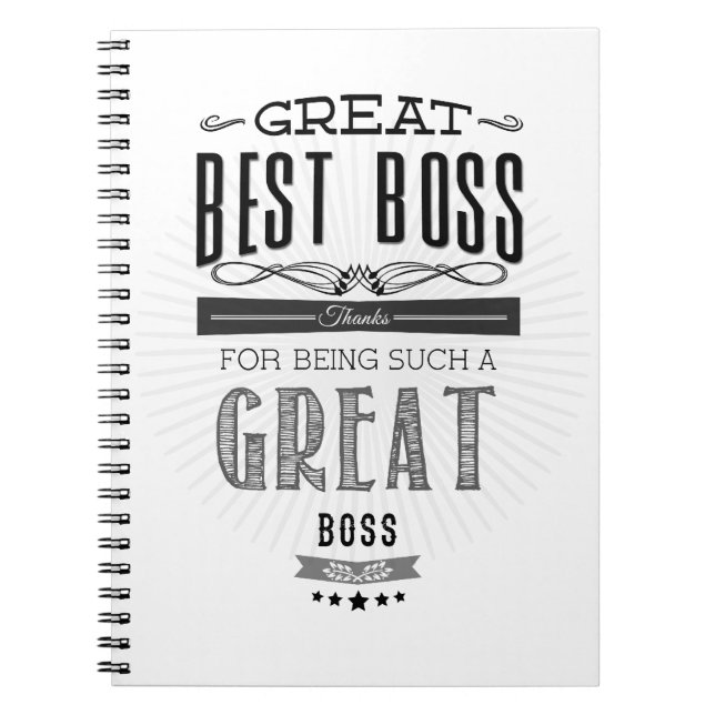 Happy Boss's Day Notizblock (Vorderseite)