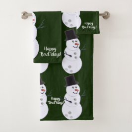 Happy Bowlidays Bowling Liebe Weihnachten Badhandtuch Set