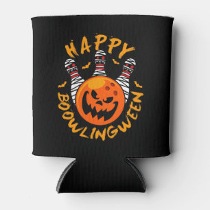 Happy Bowlingween Halloween Bowling Dosenkühler