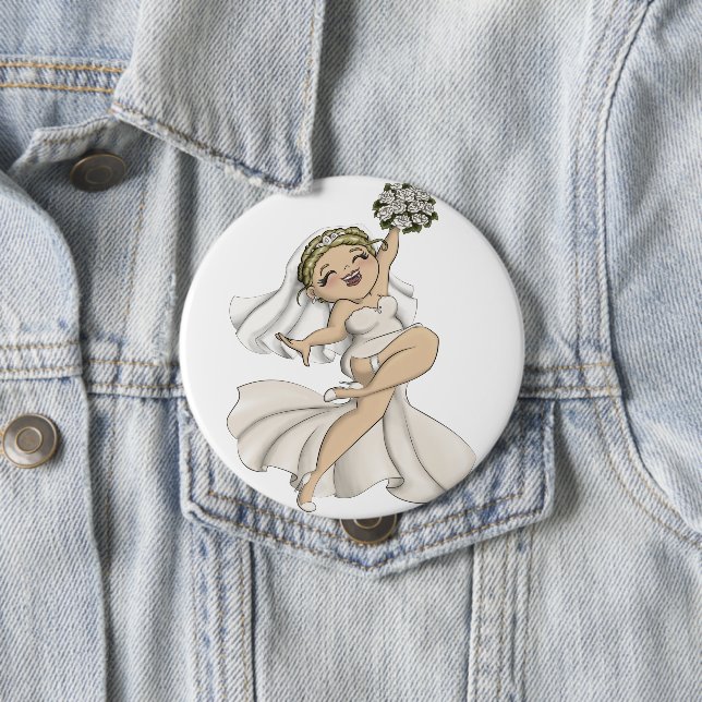 Happy Bride 02 Button (Beispiel)