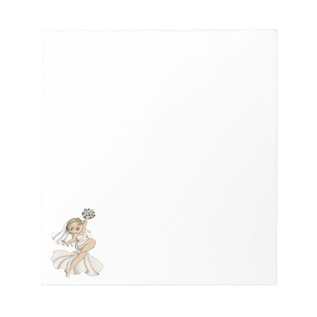 Happy Bride 02 Notizblock (Vorderseite)