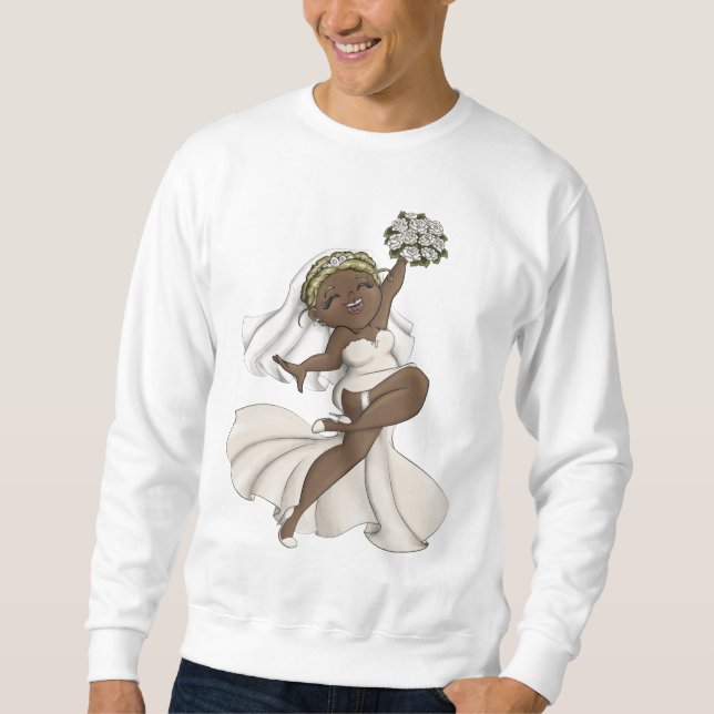 Happy Bride 02 Sweatshirt (Vorderseite)
