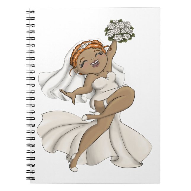 Happy Bride 03 Notizblock (Vorderseite)