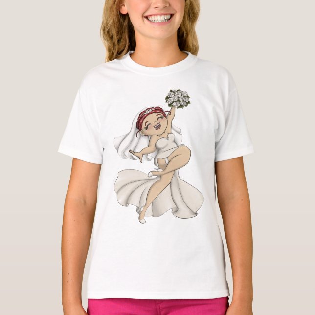 Happy Bride 04 T-Shirt (Vorderseite)