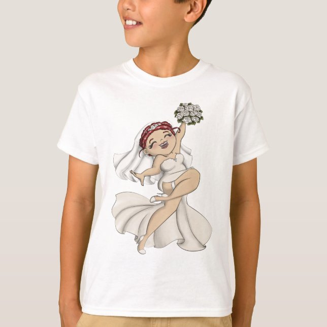Happy Bride 04 T-Shirt (Vorderseite)