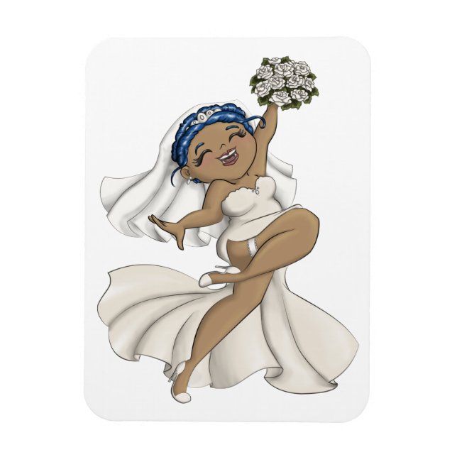 Happy Bride 07 Magnet (Vertikal)