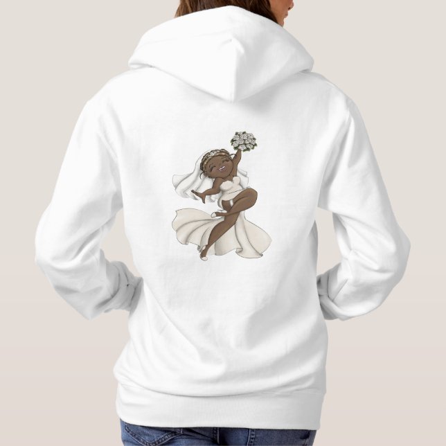 Happy Bride 09 Hoodie (Rückseite)