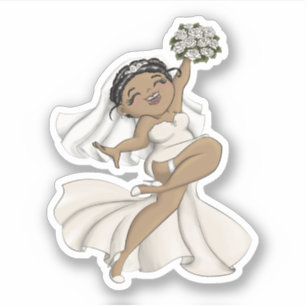 Happy Bride 11 Aufkleber