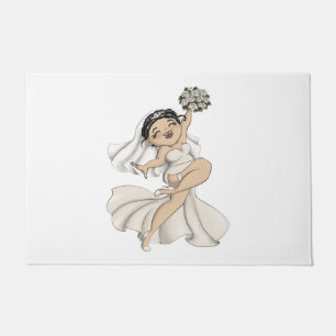 Happy Bride 11 Fußmatte