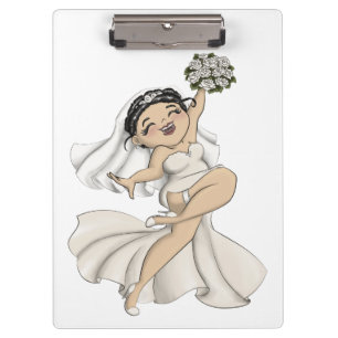 Happy Bride 11 Klemmbrett
