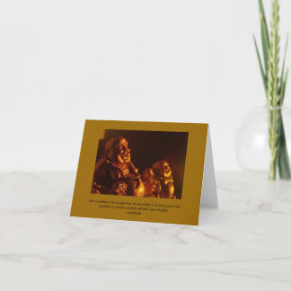 Happy Buddha Note Card Karte