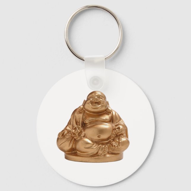 Happy Buddha Schlüsselanhänger (Vorderseite)