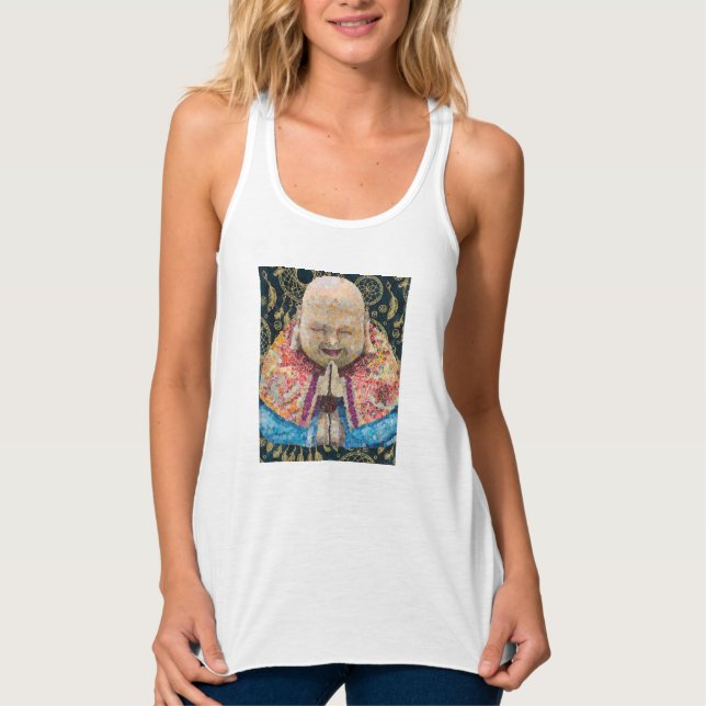 Happy Buddha Tank Top (Vorderseite)